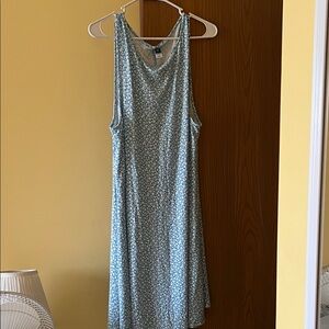 Old Navy Blue Floral Midi Dress